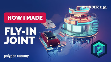 Fly-in Joint in Blender 2.91 - 3D Modeling Process | Polygon Runway