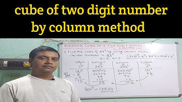 cube of two digit number by column method 720p