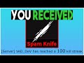 SPAM KNIFE in KAT (Roblox)