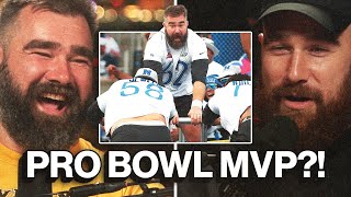 "It's bobsled time!" - Jason and Travis break down viral winning Pro Bowl Games strategy