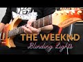 The weeknd  blinding lights guitar cover instrumental