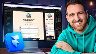 How to Make a Free Link-In-Bio Website (No-Code Framer Tutorial)