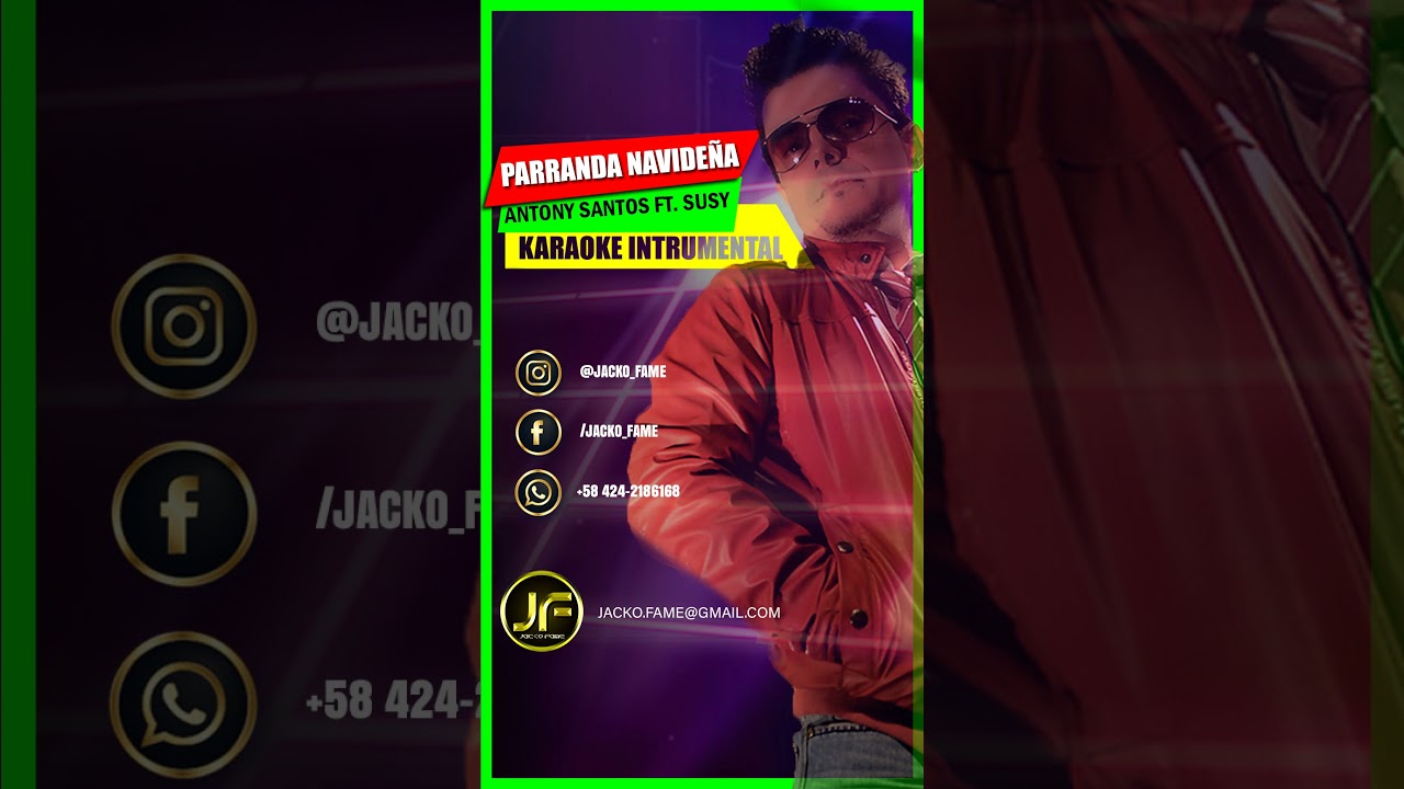 Guarda Anthony Santos ft. Susy PARRANDA NAVIDEÑA ⭐ (Karaoke Instrumental Profesional) | Pista Musical 2021 su YouTube Guarda Anthony Santos ft. Susy PARRANDA NAVIDEÑA ⭐ (Karaoke Instrumental Profesional) | Pista Musical 2021 su YouTube