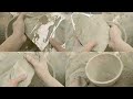 Green mud in clay pot🍯💥 💚part27 very dusty satisfying ASMR by attitude girl asmr @crumbling_princess