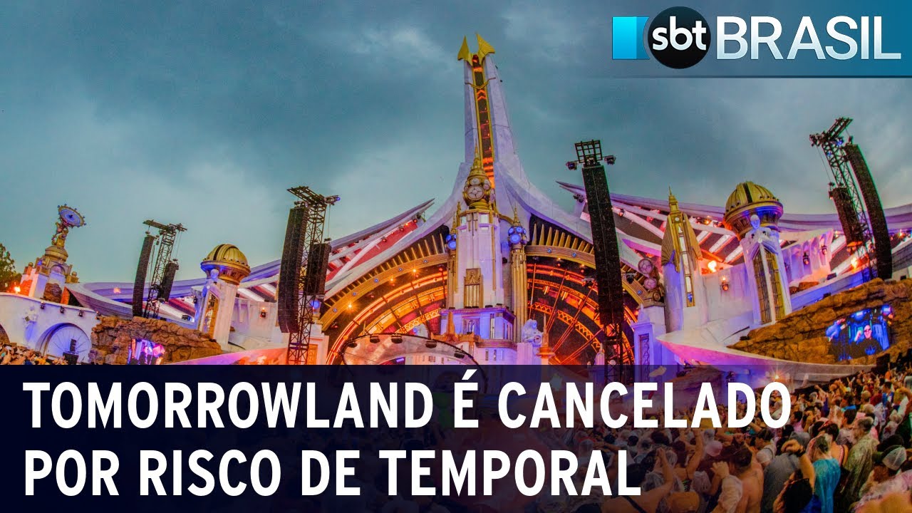 Tomorrowland desta 6ª feira (13.out) é cancelado por risco de temporal | SBT Brasil (13/10/23)