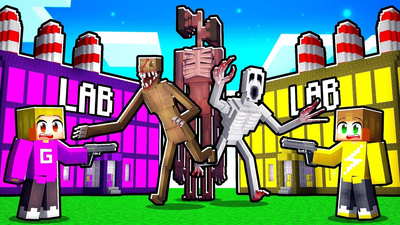 MICK vs GIEL LABORATORIUM In Minecraft!