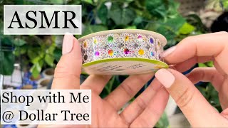 【ASMR】Shop with Me at Dollar Tree | Craft Items | No Talking