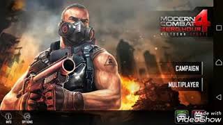 لعبة الاكشن والقتال مودرن كومبات 4 Modern Combat 4 Zero Hour V1.2.2E مهكرة كامل