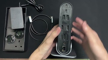 Hub chuyển đa năng Baseus Working Station Three-Screen Multifunctional Type-C HUB Adapter 17 in 1