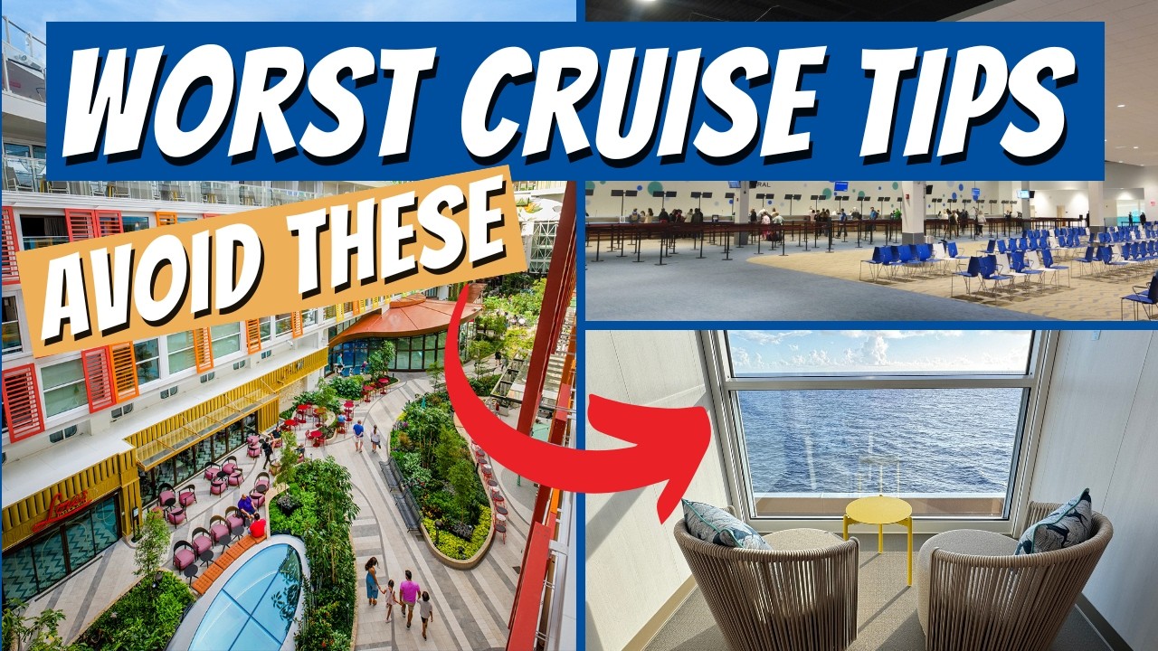 The 20 WORST Cruise Tips and What You Should Do Instead!