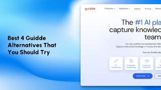 Best 4 Guidde Alternatives for How-To Videos & Guides (2026)