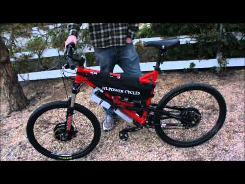 50 MPH 8000W AWD Electric Offroad Mountain Bike First Drive