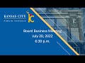 School Board Regular Business Meeting - July 20, 2022