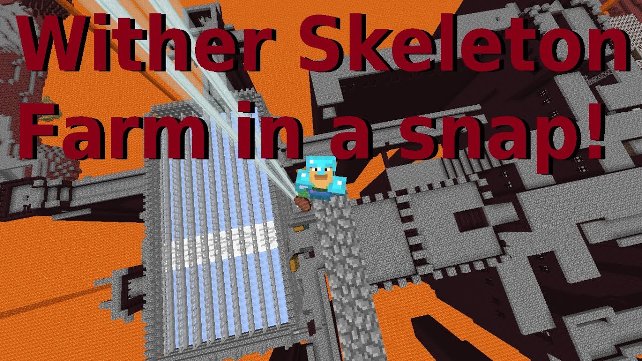 Wither Skeleton Farm in a snap!- ProtoTech SMP #9 | Ray's Works