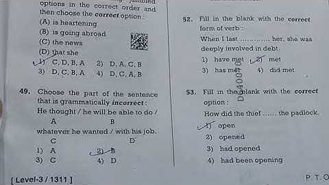 HTET PGT LEVEL 3 English Language Portion Solved | 2nd December 2023 Answer Key | Solved Accurately.