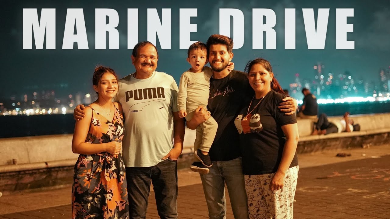 Family Ke Sath Gaye MARINE DRIVE 😍 | Mumbai