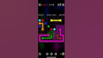 Flow Free - Manias - 9x9 Mania - Level 11