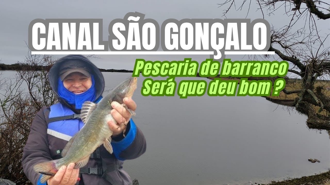SÓ JUNDIÁ GRAÚDO, Canal São Gonçalo, Vale a Pena pescar no inverno! Mesmo sendo de barranco