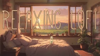 relaxing lofi 🎧 lofi at sunset 🌅 chill/study/relax - chill dog 🐾