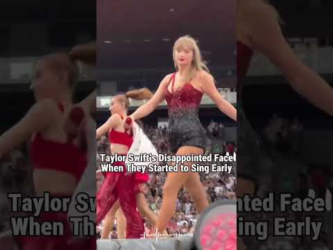 Video Taylor Swifts Reaction to Fans Starting the Song Early Says It All