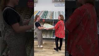 Spend the day with Maria from the Just Fabrics showroom! #fabric #fabricstore #ditl #dayinthelife