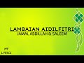 jamal abdillah saleem lambaian aidilfitri lirik