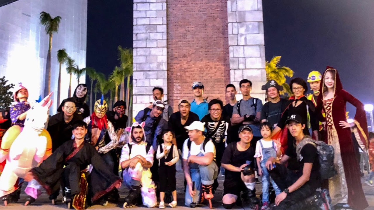 Inline Skating Halloween Skate 2018 Hong Kong YouTube