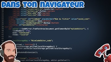 Comment éditer du code dans un simple navigateur Web ?