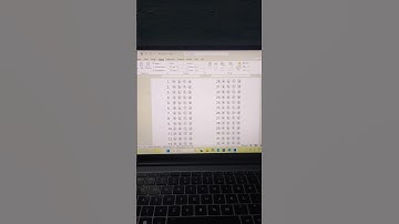 How to create OMR Sheet In Ms Word Easy Way #easy #msword #omrsheet  @MSCOMPUTERFUN