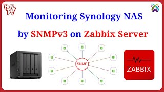 Zabbix - Monitor Synology NAS with SNMP v3 on Zabbix Server