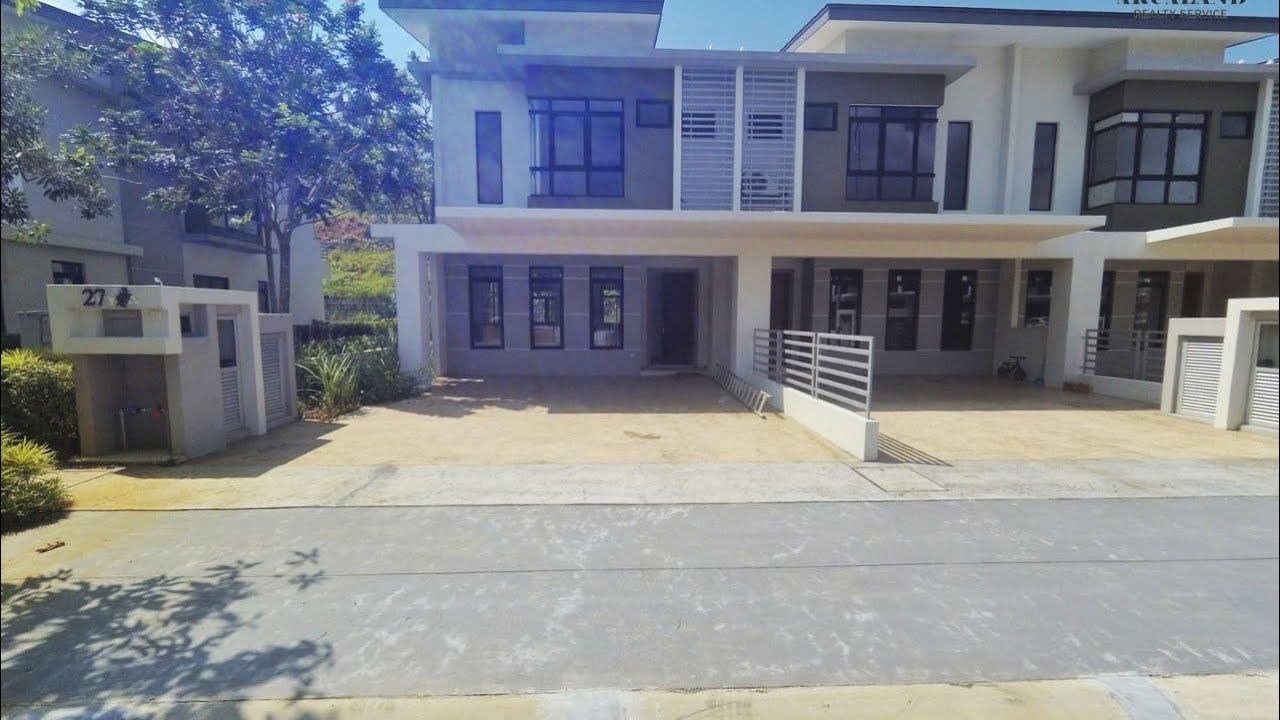 End Lot Example Modern Double Storey END LOT Link House MAPLE RESIDENCE, Cyberjaya . # ...