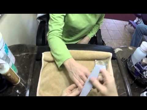 How to wrap nails to remove Axxium gel manicure by Nail Professional