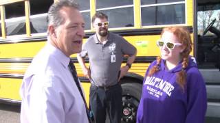 Douglas County School District adds three compressed natural gas busses to its fleet