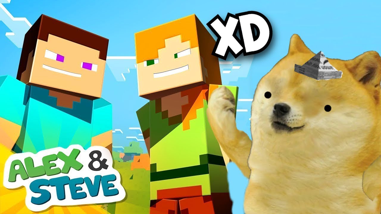 La INCREÍBLE Vida de Alex vs Steve - COMPLETO - Juegos con cheems