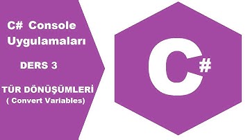 C# programlama dersleri -3 (Console App) :Tür dönüşümleri
