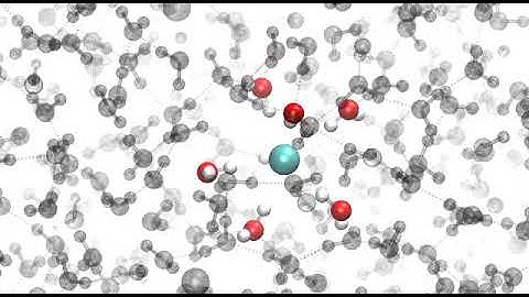A chloride ion in water