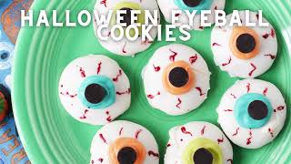 Make these easy No Bake Halloween Eyeball Cookies