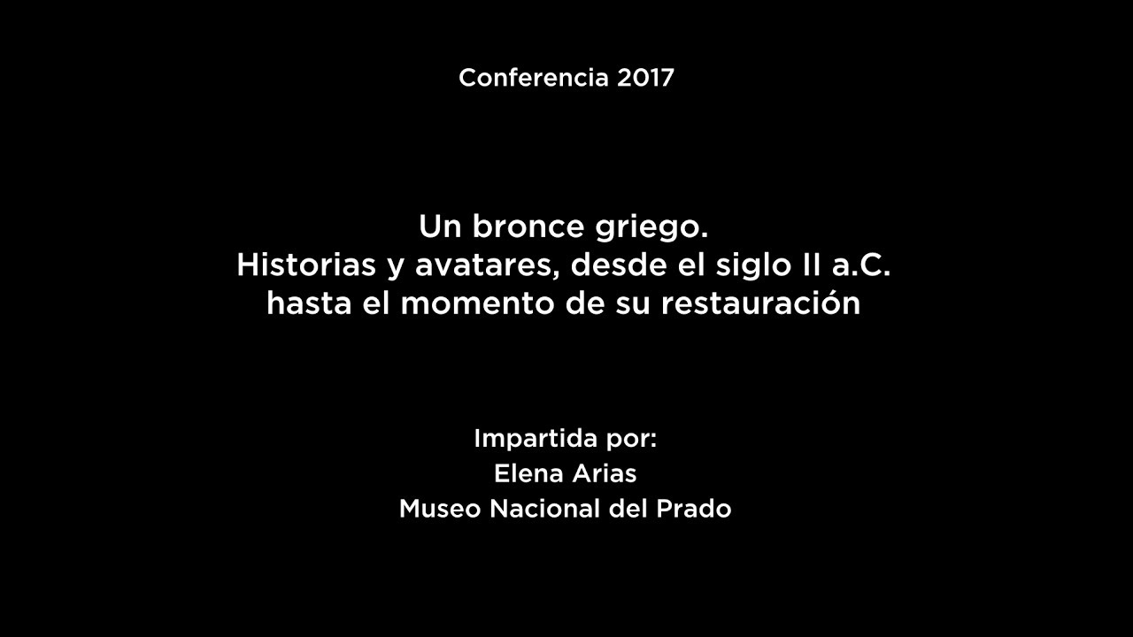 Un bronce griego. Historias y avatares, desde el siglo II a. c. hasta su restauración