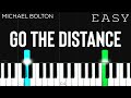 Disney - Hercules - Go The Distance | EASY Piano Tutorial