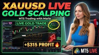 ⚫ END - 🔴 XAUUSD Live Trading | Gold Forex Signals 24/7 – Maria Scalper 🌸