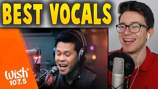 Marcelito Pomoy sings "The Prayer" (Celine Dion/Andrea Bocelli) LIVE on Wish 107.5 Bus Reaction