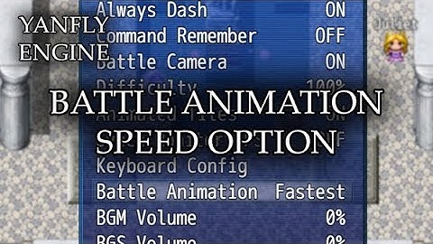 YEP.163 - Battle Animation Speed Options - RPG Maker MV