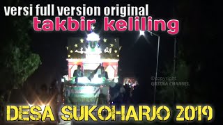 takbir keliling desa sukoharjo 2019 ( versi full version )