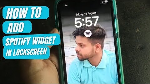 How to Add Spotify Widget on Lockscreen in iPhone & iPad iOS 16/17