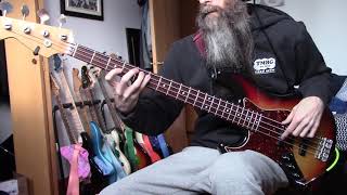 ISOLATED BASS TRACK for Late Night with Conan O'Brien (bass cover)