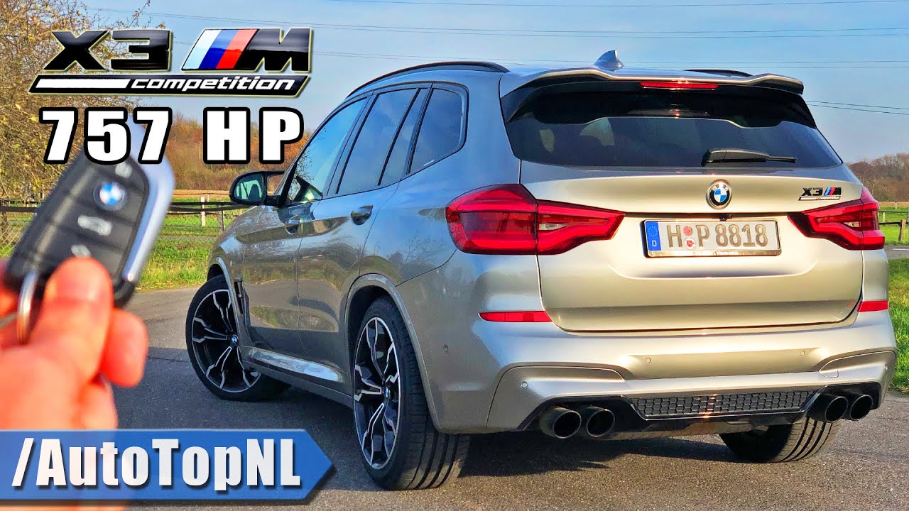 757hp Bmw X3m Competition Review On Autobahn No Speed Limit By Autotopnl Petrolhat Net
