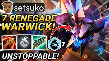 NEW 7 RENEGADE WARWICK CARRY! - Setsuko | TFT Set 8.5