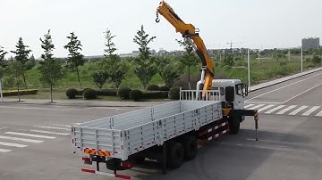 XCMG 12 Ton  Knuckle Boom Truck Mounted Crane SQ12ZK3Q