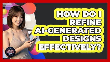 How Do I Refine AI-generated Designs Effectively? - Graphic Design Nerd