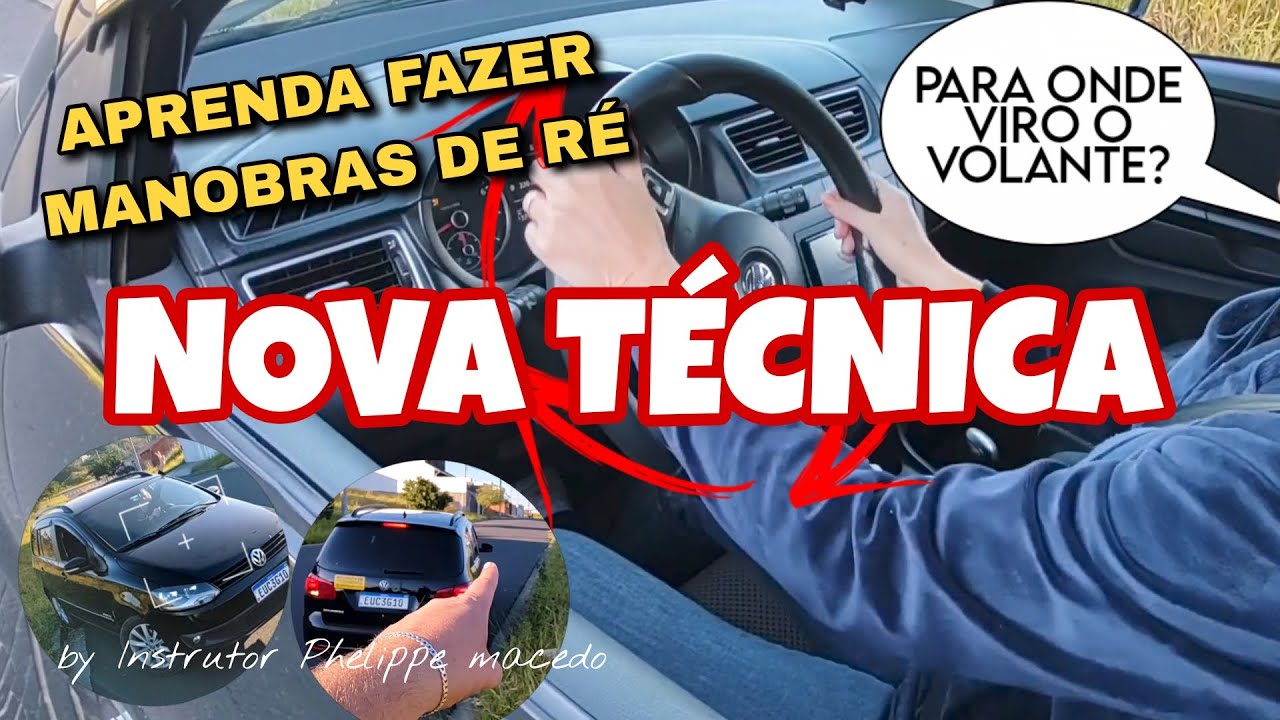 COMO MANOBRAR UM CARRO ? VIRAR VOLANTE AO CONTRÁRIO?🔴 TÉCNICA NOVA 🔴